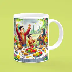 ماگ عید نوروز(طرح5)