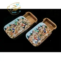 جعبه خاتم کاری کشویی (جاپاسوری یا جاکارتی) مدل تخمه دار اعلا جدید