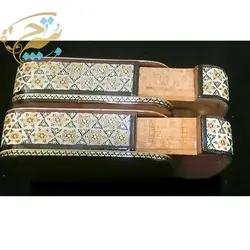 جعبه خاتم کاری کشویی (جاپاسوری یا جاکارتی) مدل تخمه دار اعلا جدید