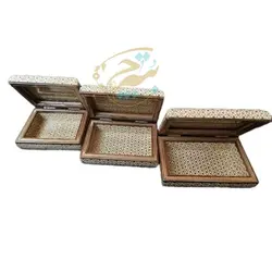 جعبه تمام خاتم کاری مدل تخمه دار 10در12