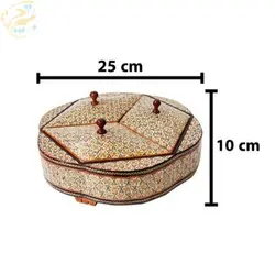 ست جعبه دستمال، سطل، جاکاردی،شکلات خوری خاتم کاری تخمه دار اعلا