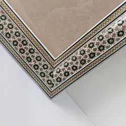 قاب( لوح تقدیر) دوگل پراوارو خاتم کاری سایزA4 نفیس ( دیوار کوب و رومیزی )