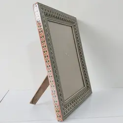 قاب( لوح تقدیر) دوگل پراوارو خاتم کاری سایزA4 نفیس ( دیوار کوب و رومیزی )