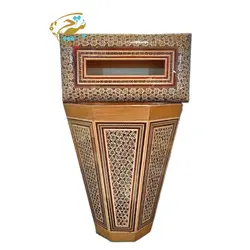 ست سطل و جادستمال کاغذی خاتم کاری