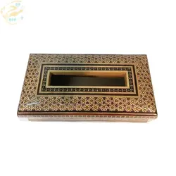 ست سطل و جادستمال کاغذی خاتم کاری