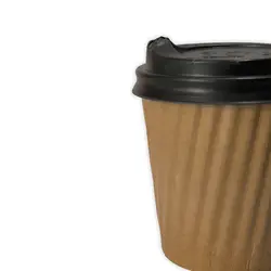 لیوان دوجداره کاغذی کرکره ای کرافت سایز ۱۲۰ بسته ۲۰۰ عددی