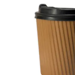 لیوان دوجداره کاغذی کرکره ای کرافت سایز ۲۲۰