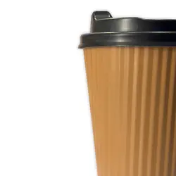 لیوان دوجداره کاغذی کرکره ای کرافت سایز ۳۶۰