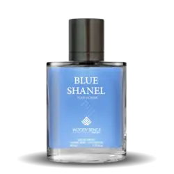 عطر جیبی مردانه وودی سنس مدل بلو شنل Blue Shanel