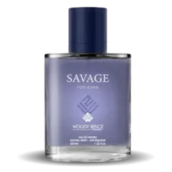 عطر جیبی مردانه وودی سنس مدل ساواج Savage