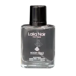 عطر جیبی مردانه وودی سنس مدل لالیک نویر Laliq Noir