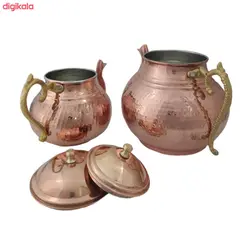 کتری و قوری مسی نظریان مدل ترک