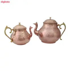 کتری و قوری مسی نظریان مدل ترک