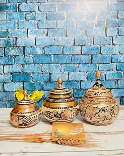 قندان و شکلات خوری مسی