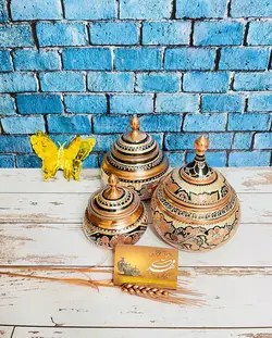 قندان و شکلات خوری مسی