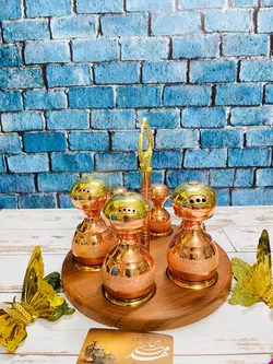جا ادویه ای مسی و نمکدان