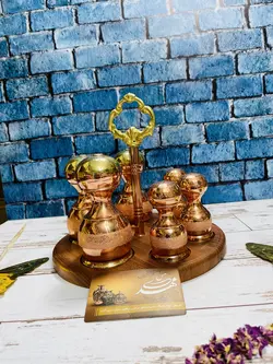 جا ادویه ای مسی و نمکدان