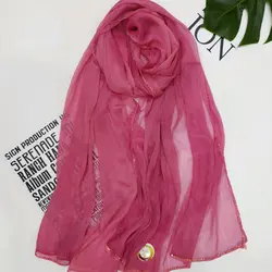 شال زنانه مدل مجلسی حریر ساده پولک دوزی