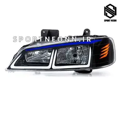 چراغ اسپرت پژو پارس طرح کادری آبی