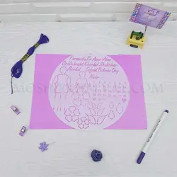 شابلون گلدوزی مدل عروس و داماد انگلیسی - خرازی آنلاین مشیرخلوت