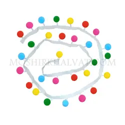 نوار پوم پوم 7 رنگ - خرازی آنلاین مشیرخلوت