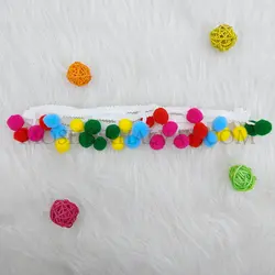 نوار پوم پوم 7 رنگ - خرازی آنلاین مشیرخلوت