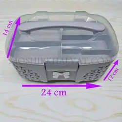 جعبه لوازم خیاطی مدل بازن - خرازی آنلاین مشیرخلوت