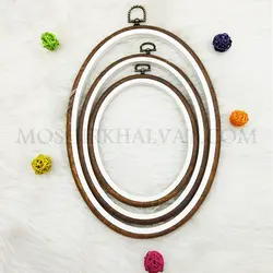 کارگاه گلدوزی بیضی ژله ای بسته 3 سایزی - خرازی آنلاین مشیرخلوت