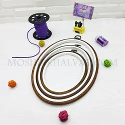 کارگاه گلدوزی بیضی ژله ای بسته 3 سایزی - خرازی آنلاین مشیرخلوت