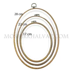 کارگاه گلدوزی بیضی ژله ای بسته 3 سایزی - خرازی آنلاین مشیرخلوت