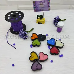 شمع وارمر قلبی بسته 50 عددی - خرازی آنلاین مشیرخلوت