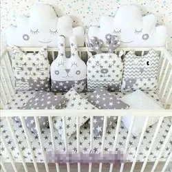 کوسن و گارد طرح دار مناسب تخت نوزاد