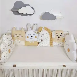 کوسن و گارد طرح دار مناسب تخت نوزاد