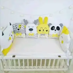 کوسن و گارد طرح دار مناسب تخت نوزاد