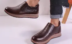 کفش  چرم  مردانه مدل کاتر کشی