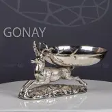دکوری ظروف پذیرایی طرح گوزن ( پشت کاسه و پشت بشقاب )