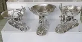 دکوری ظروف پذیرایی طرح گوزن ( پشت کاسه و پشت بشقاب )