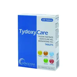 قرص تایدوکسی کر tydoxy care-آنتی بیوتیک چند منظوره پرندگان زینتی