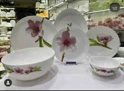 سرویس ۲۶پارچه ۶نفره واتر کالر ارکوپال فرانسه