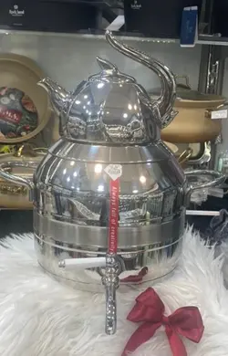 پیش‌ قوری و کتری استیل ترک ۱۹۰