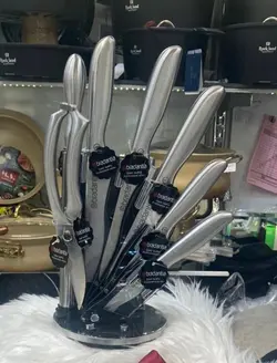 ۱۸۴ سرویس ۸پارچه چاقو آشپزخانه استیل آلمانی درجه یک