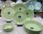 سرویس ۲۶پارچه ۶نفره پارادایس دیوالی سبز مغز پسته ای اصل لومینارک فرانسه
