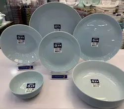 سرویس ۲۶پارچه ۶نفره پارادایس ابی خوشرنگ دیوالی اصل لومینارک فرانسه