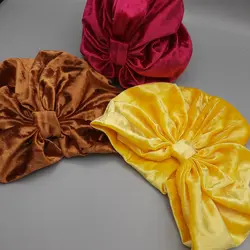 کلاه توربان مخمل 112284 - توت