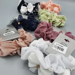 کش روبان دار طرحدار 1004 112783 - توت