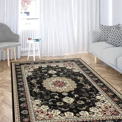 فرشینه هال و پذیرایی کد H123 رویه مخمل درجه یک پشت چرم استپ دار بدون سُر