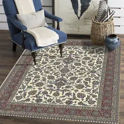 فرشینه هال و پذیرایی کد H103 رویه مخمل درجه یک پشت چرم استپ دار بدون سُر