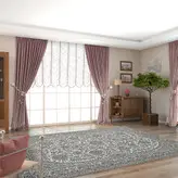 فرشینه هال و پذیرایی کد H106 رویه مخمل درجه یک پشت چرم استپ دار بدون سُر