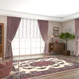 فرشینه هال و پذیرایی کد H113 رویه مخمل درجه یک پشت چرم استپ دار بدون سُر