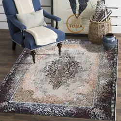 فرشینه هال و پذیرایی کد H129 رویه مخمل درجه یک پشت چرم استپ دار بدون سُر